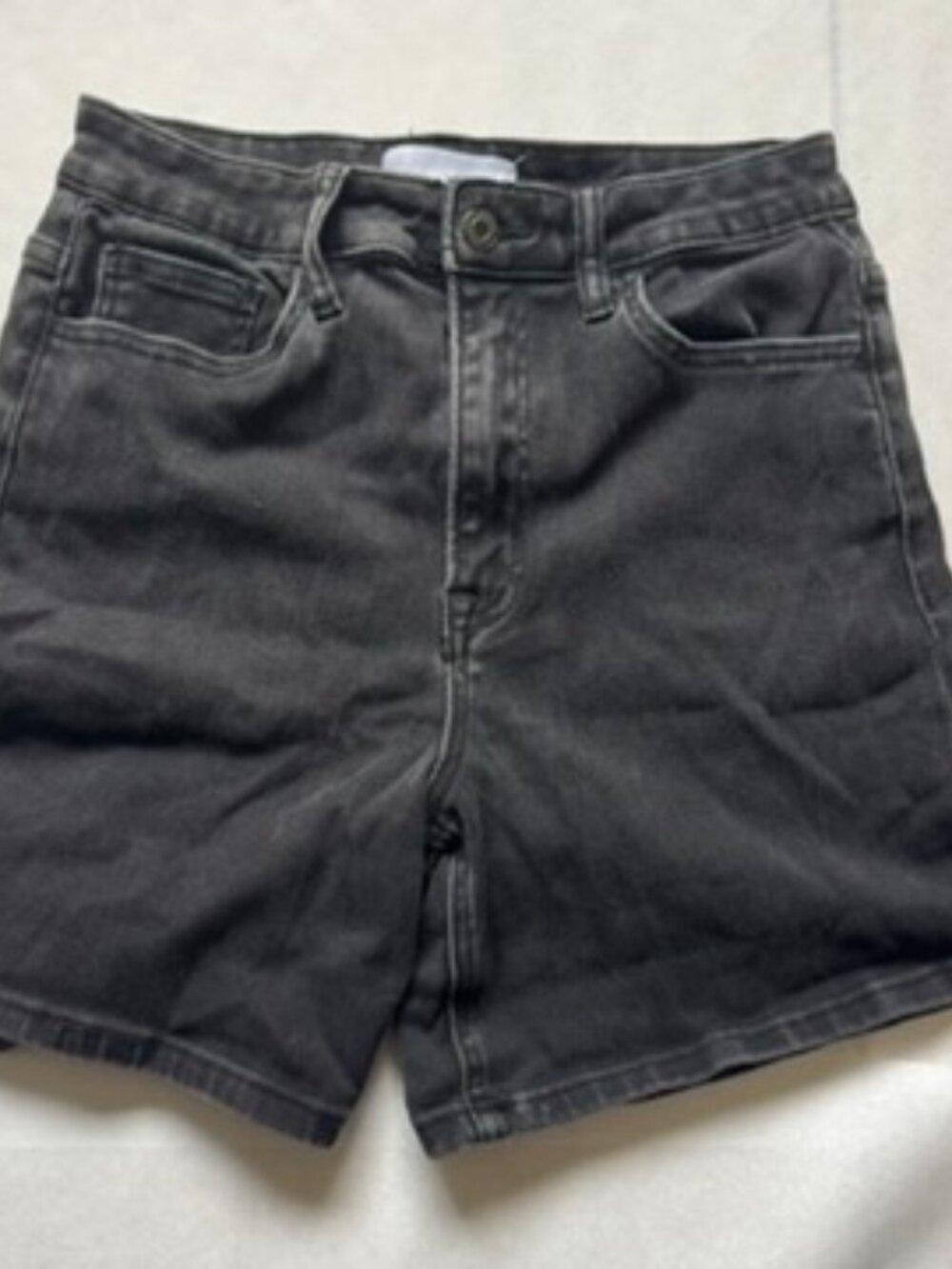 women's black shorts